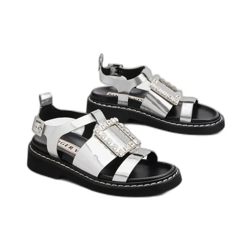 Open-Toed Round Head Sandals