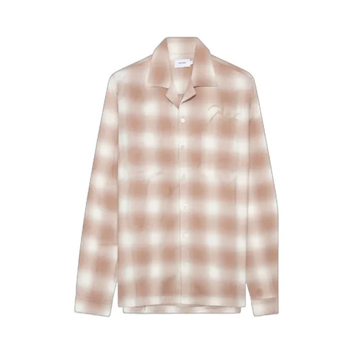 Straight Hem Check Printed Shirt