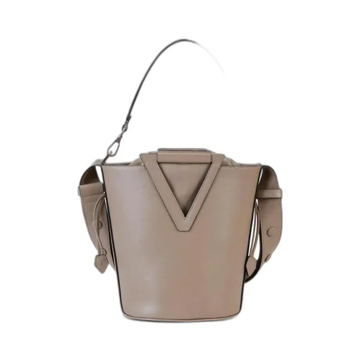 Logo-Embellished Bucket Bag