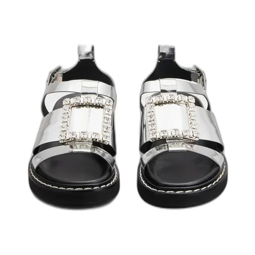 Open-Toed Round Head Sandals