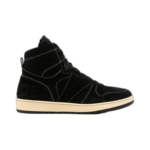 Rhecess High-Top Suede Sneakers
