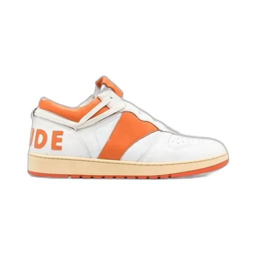 Logo-Patch Leather Sneakers