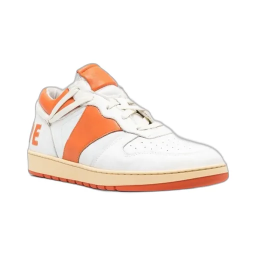 Logo-Patch Leather Sneakers