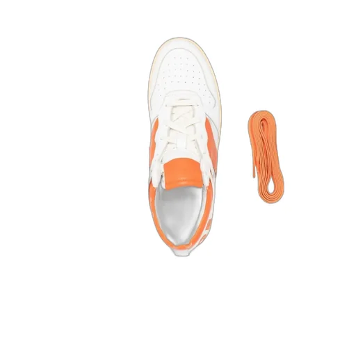 Logo-Patch Leather Sneakers