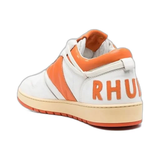 Logo-Patch Leather Sneakers