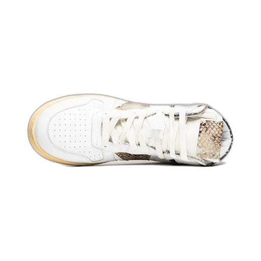 Panelled High-Top Sneakers