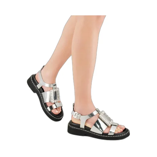 Open-Toed Round Head Sandals