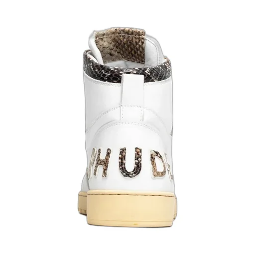 Panelled High-Top Sneakers