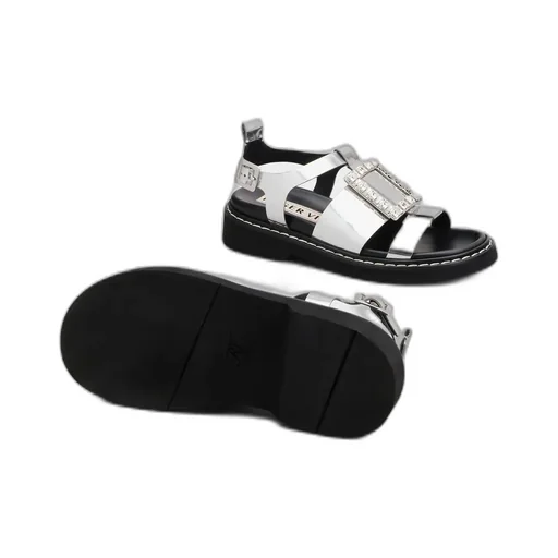 Open-Toed Round Head Sandals