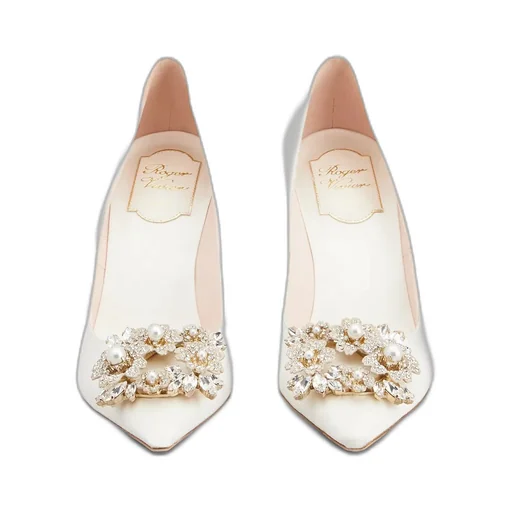 Efflorescence Embellished Pumps