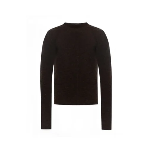 High-Neck Alpaca Wool Sweater