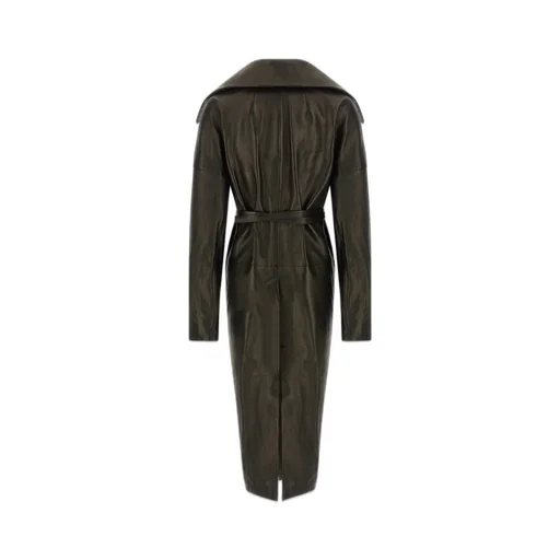 Dracucollar Belted Coat