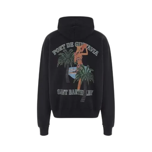 Logo-Print Long-Sleeve Hoodie