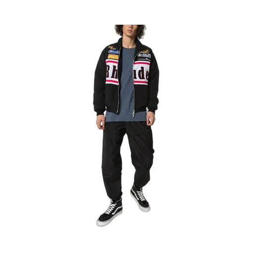 Logo Embroidered Casual Jacket
