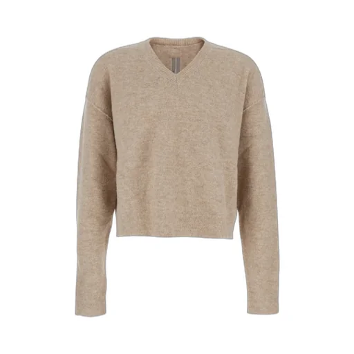 Long-Sleeved V-Neck Sweater