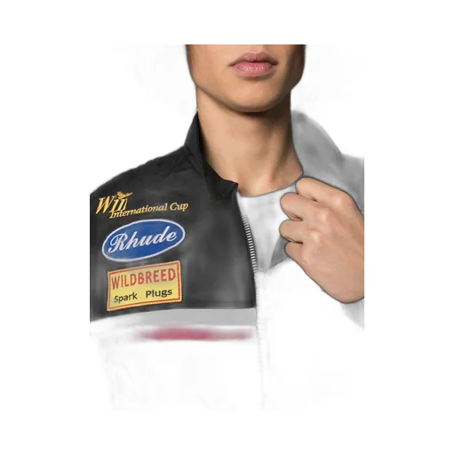 Logo Embroidered Casual Jacket