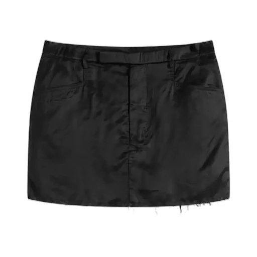 Frayed Pocket Mini Skirt