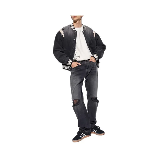 Distressed Relaxed Fit Jeans