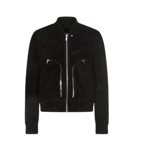 Rick Owens Concordians Bauhaus Flight In Black Suede Leather