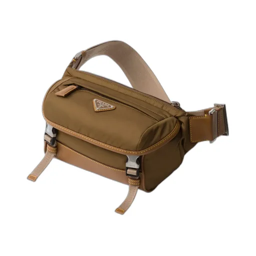 Re-Nylon Triangle-Logo Shoulder Bag