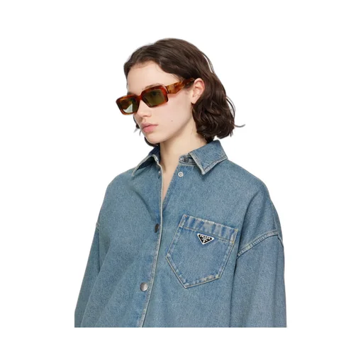 Rectangular Full-Frame Sunglasses