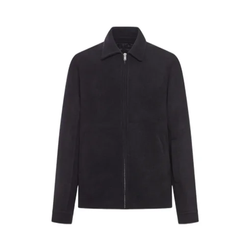 Rick Owens Concordians Brad Jkt In Black Double Cashmere