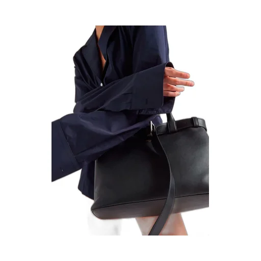 Cotton Poplin Belted Blazer