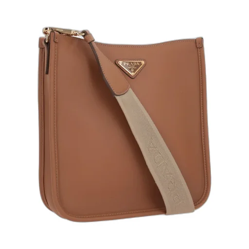 Triangle-Logo Crossbody Bag