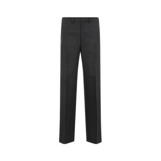 Prince Of Wales Mid-Rise Checked Trousers