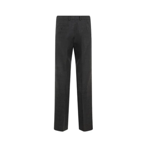 Prince Of Wales Mid-Rise Checked Trousers