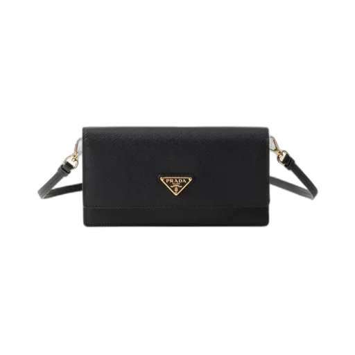 Mini Saffiano Logo Flip Shoulder Bag
