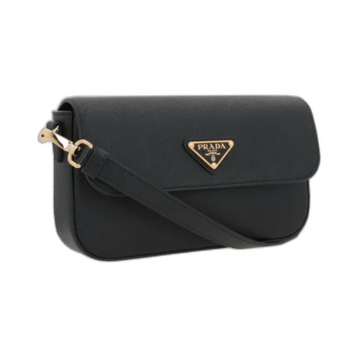 Mini Saffiano-Leather Shoulder Bag