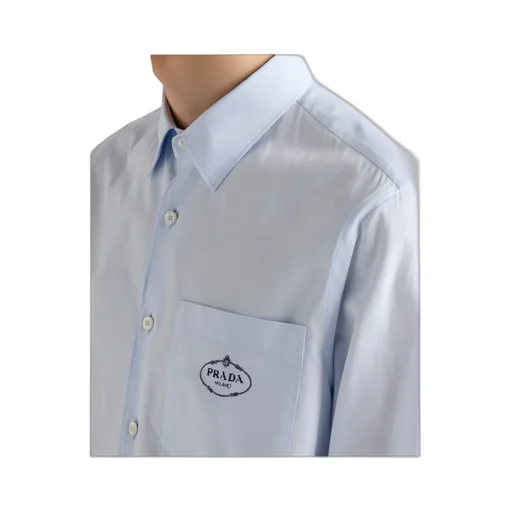 Long-Sleeved Button-Up Shirt