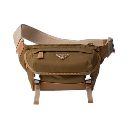 Re-Nylon Triangle-Logo Shoulder Bag