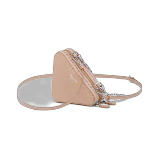 Saffiano Leather Mini Pouch