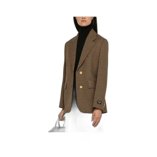 Houndstooth Suit Coat