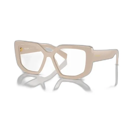 Geometric Frame Logo Glasses