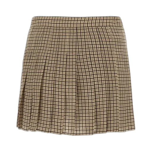 Button-Up Mini Skirt