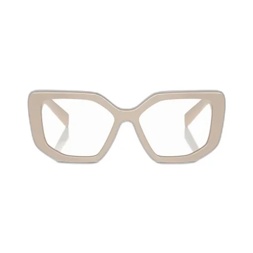 Geometric Frame Logo Glasses