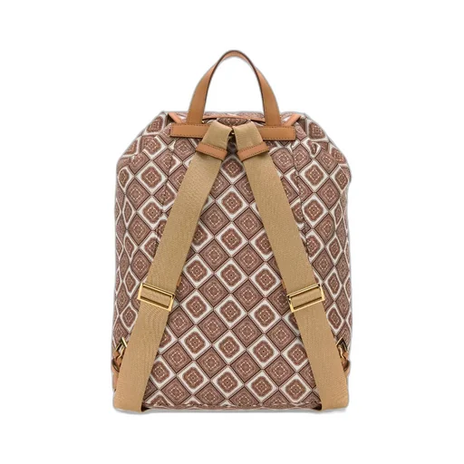 Geometric-Pattern Backpack