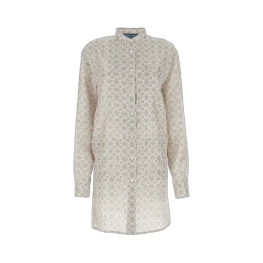 Lapel Long-Sleeved Shirt Dress