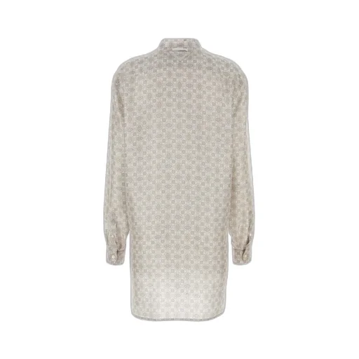 Lapel Long-Sleeved Shirt Dress