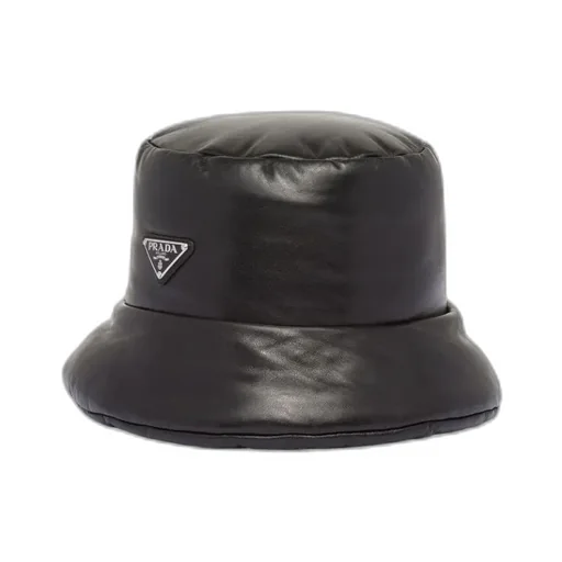 Logo-Enamelled Padded Bucket Hat