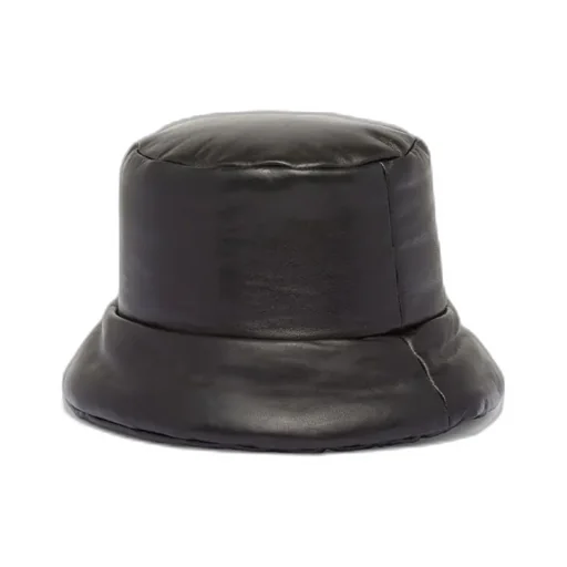 Logo-Enamelled Padded Bucket Hat