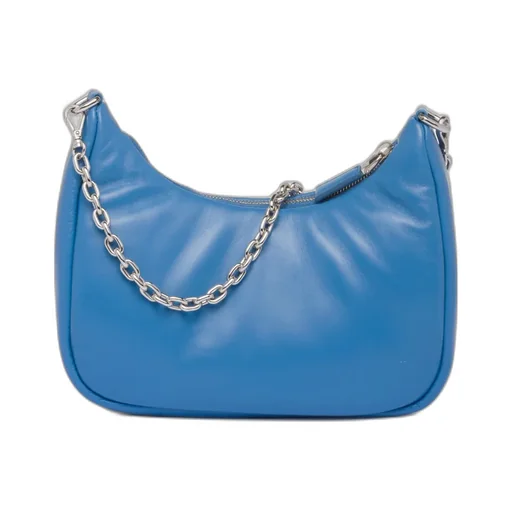 Logo Plaque Chain-Linked Shoulder Bag