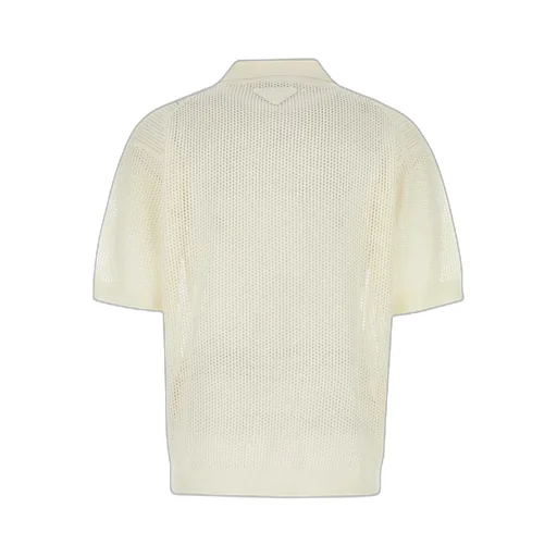 Short-Sleeved V-Neck Polo Shirt