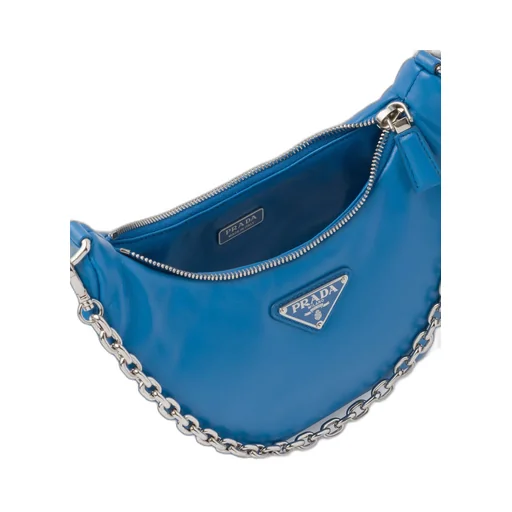 Logo Plaque Chain-Linked Shoulder Bag