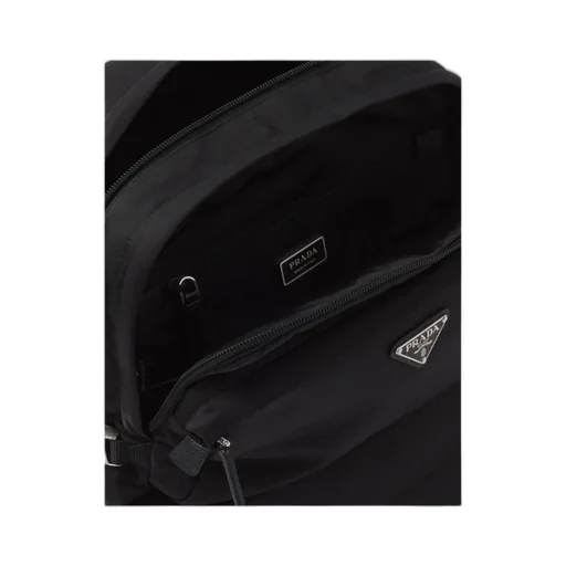 Logo Plaque Zipped Backpack
