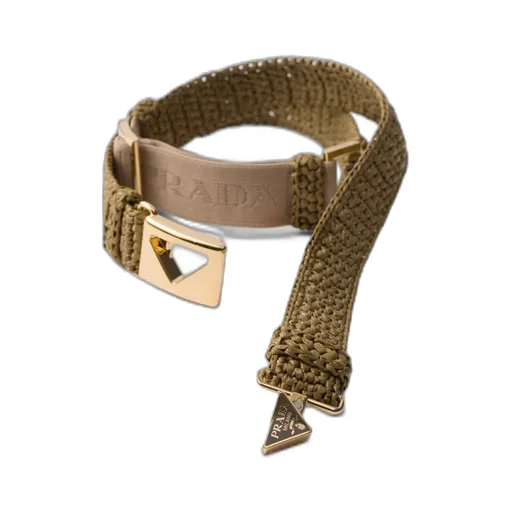 Enamel-Logo Clasp Fastened Belt