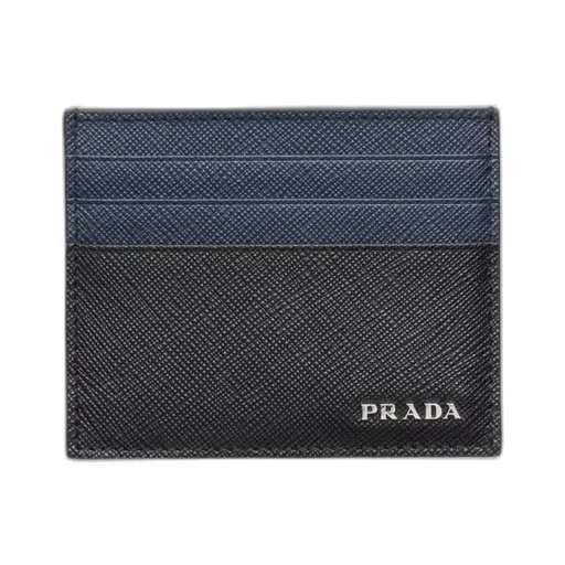 Logo-Lettering Two-Toned Card Holder